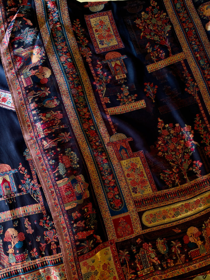 KHANI WOVEN PURE SILK SUIT KNSF03