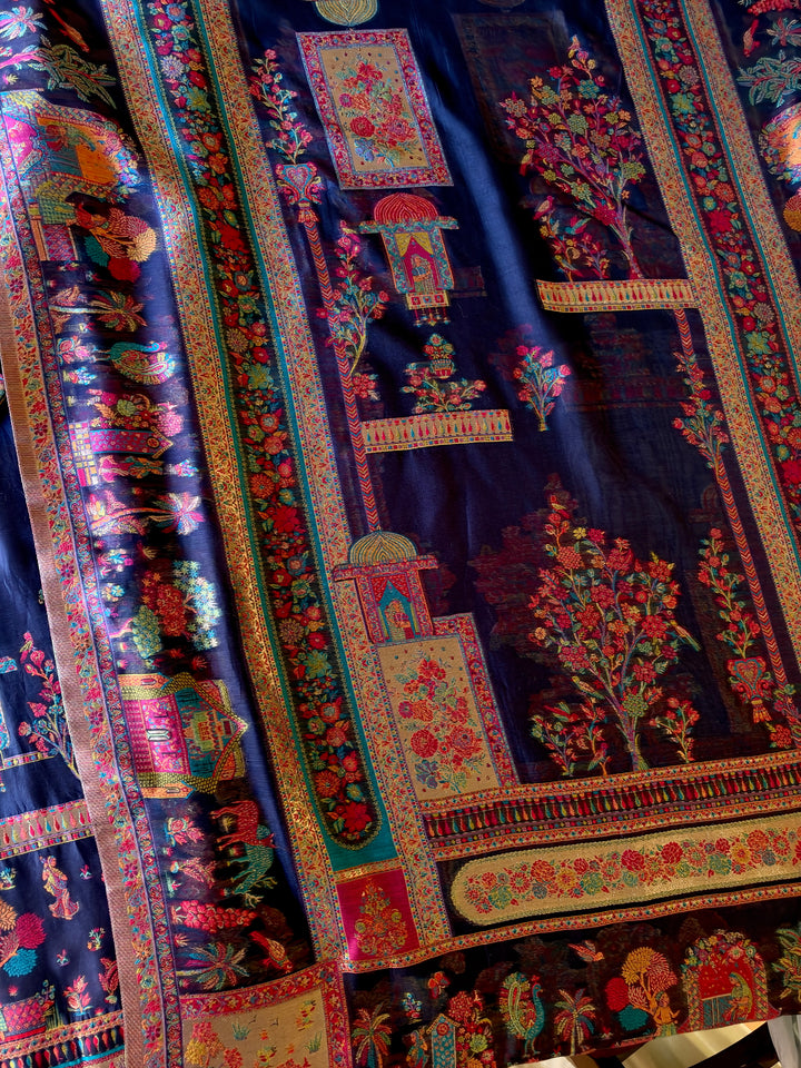 KHANI WOVEN PURE SILK SUIT KNSF01