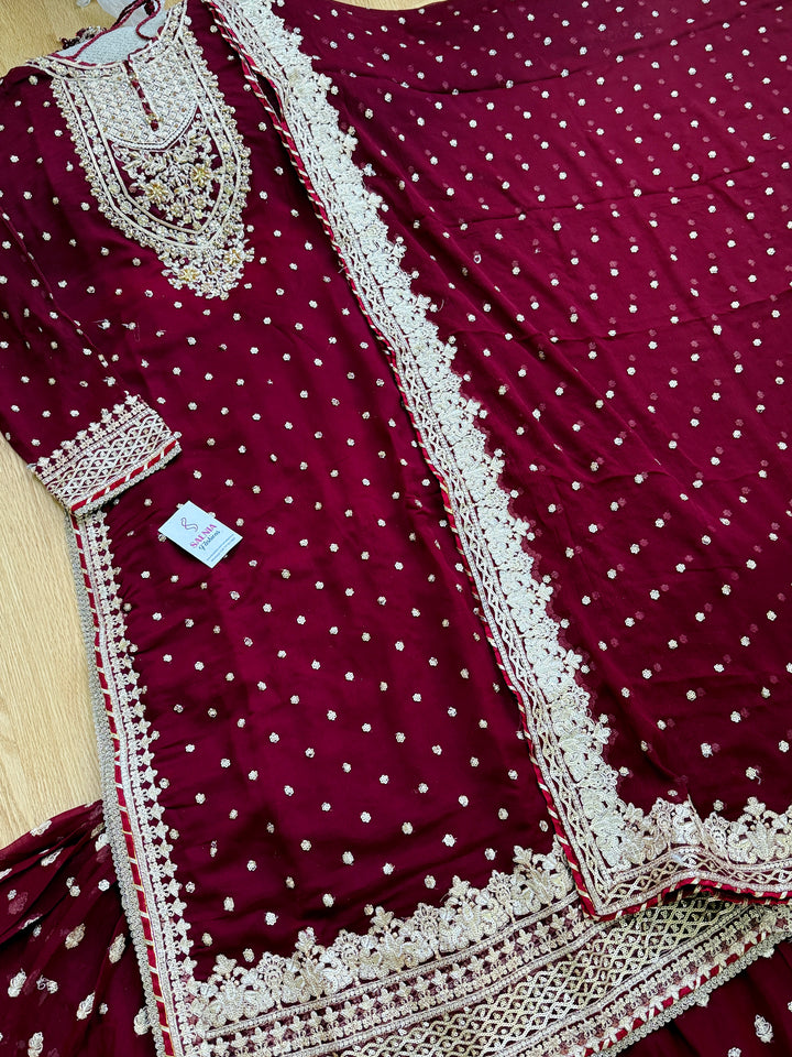 CHIFFON PARTYWEAR SUIT ALPW21