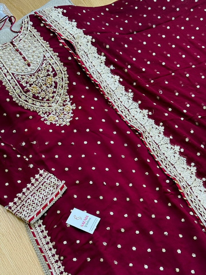 CHIFFON PARTYWEAR SUIT ALPW21