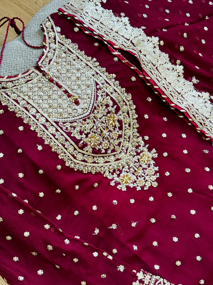 CHIFFON PARTYWEAR SUIT ALPW21