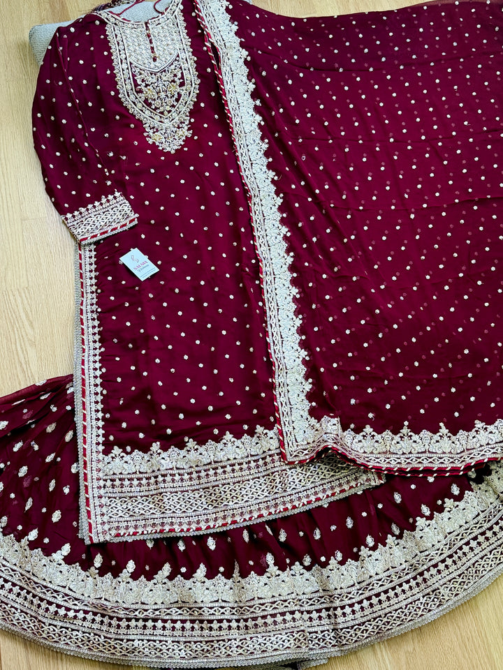 CHIFFON PARTYWEAR SUIT ALPW21