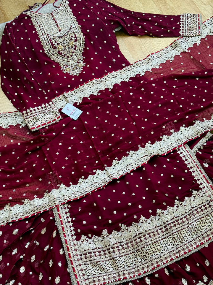 CHIFFON PARTYWEAR SUIT ALPW21