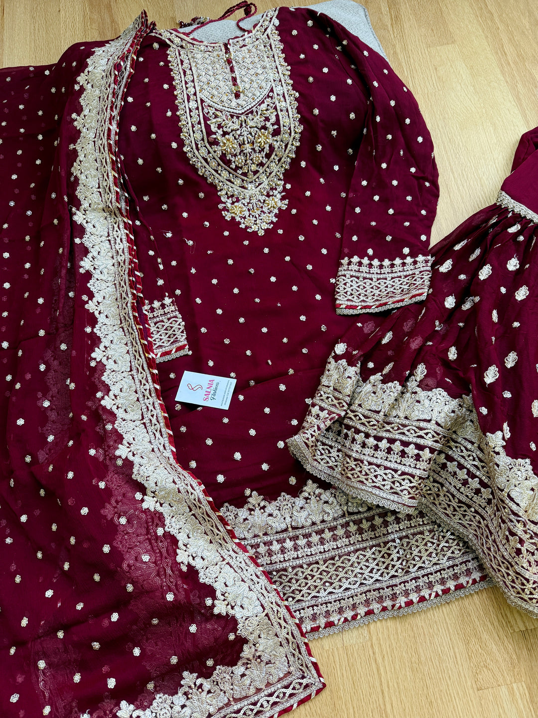CHIFFON PARTYWEAR SUIT ALPW21