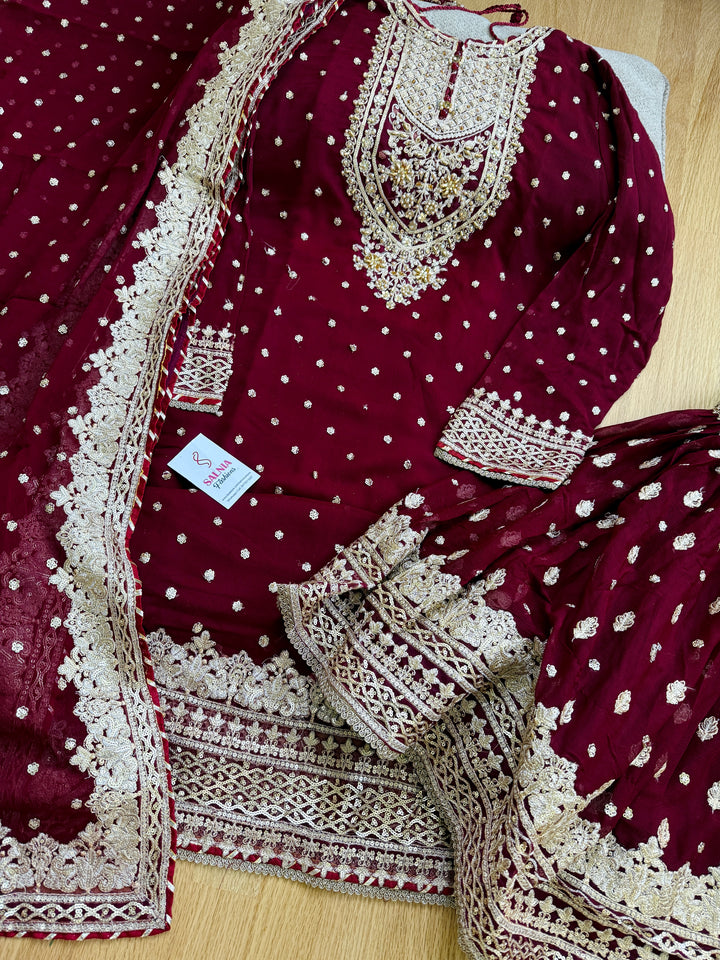 CHIFFON PARTYWEAR SUIT ALPW21