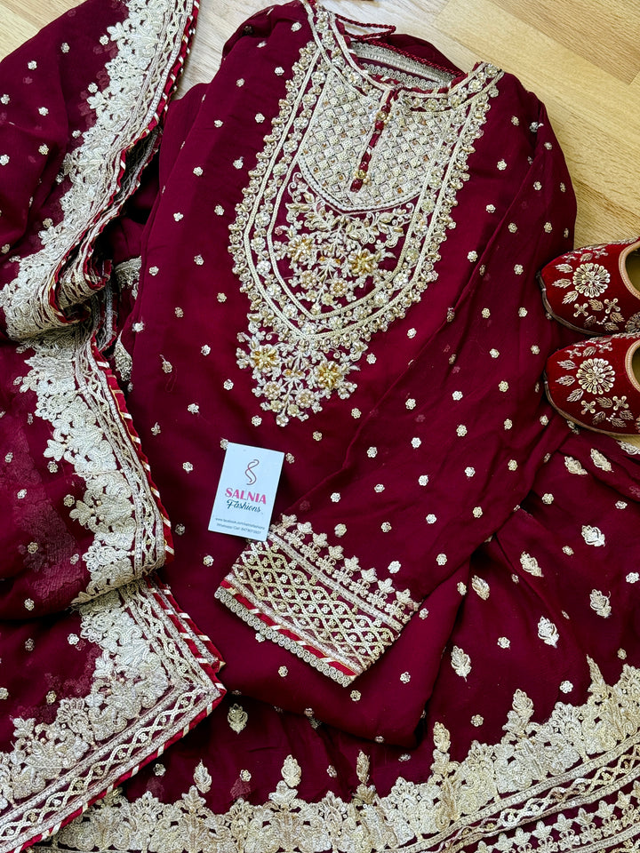 CHIFFON PARTYWEAR SUIT ALPW21