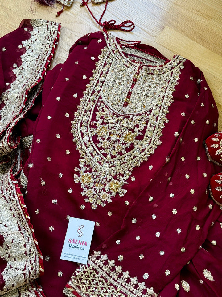 CHIFFON PARTYWEAR SUIT ALPW21