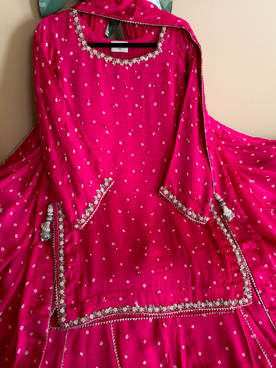 CHUNRI PURE CHARMEUSE SILK SHARARA SUIT SFSH04