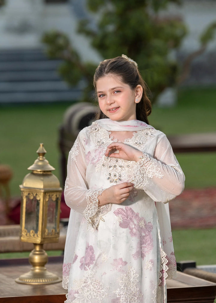 EMBROIDERED CHIFFON KIDS 3-PC SUIT ALKD05