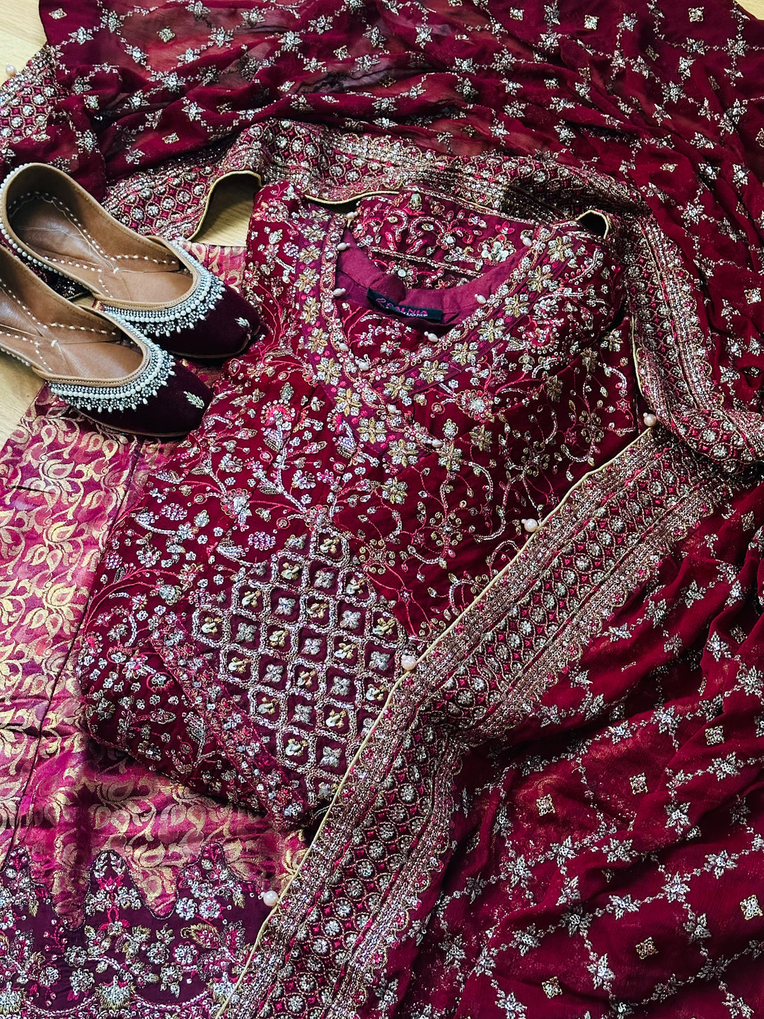 EXQUSITE CHIFFON GHARARA  PARTYWEAR ALPW106