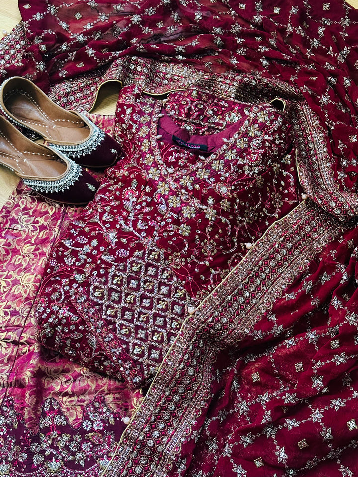 EXQUSITE CHIFFON GHARARA  PARTYWEAR ALPW106