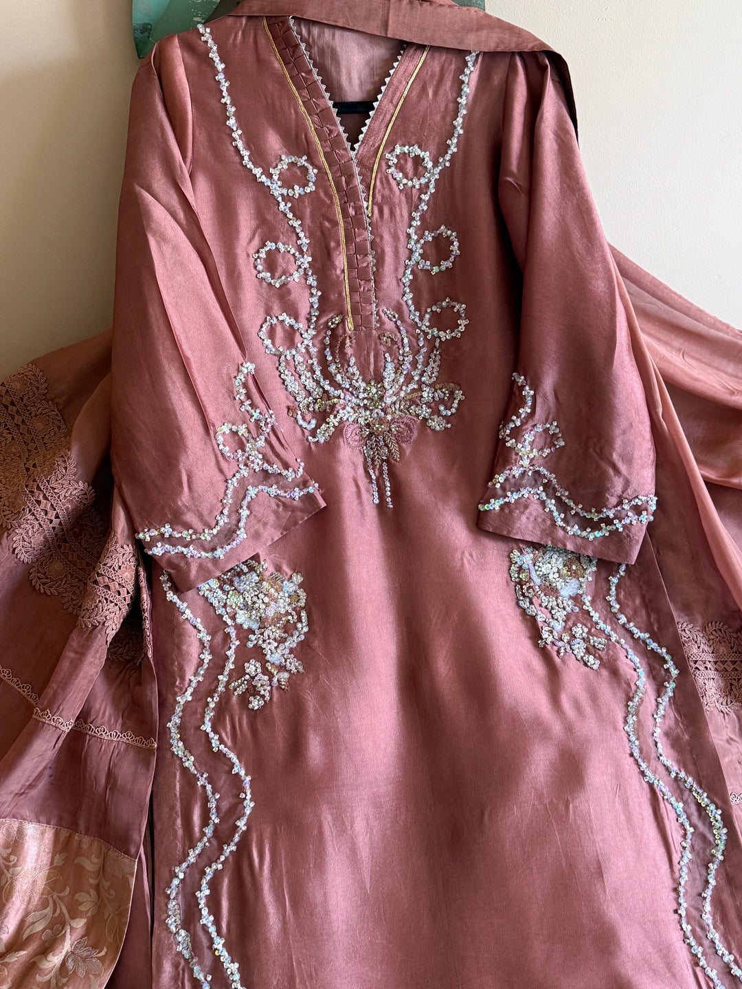 HEAVY PURE SILK CUSTOM PARTYWEAR MUSF04