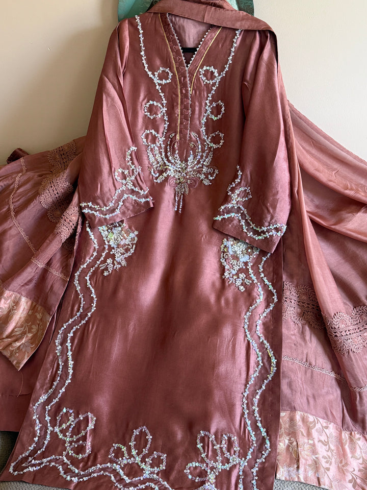 HEAVY PURE SILK CUSTOM PARTYWEAR MUSF04