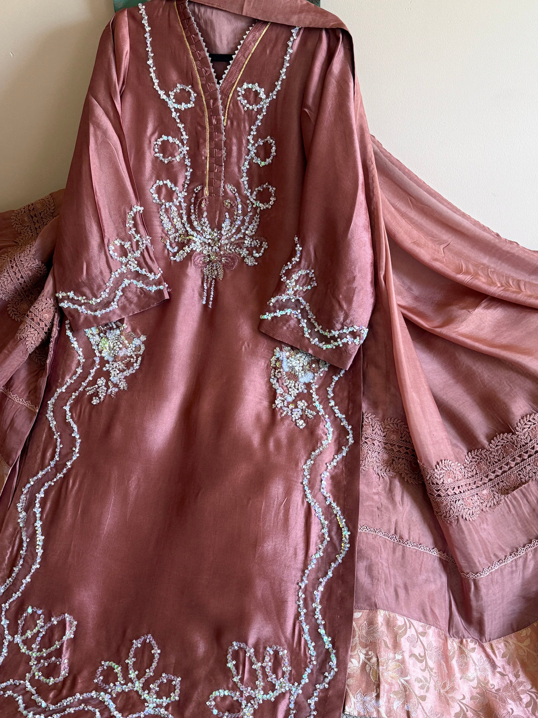 HEAVY PURE SILK CUSTOM PARTYWEAR MUSF04