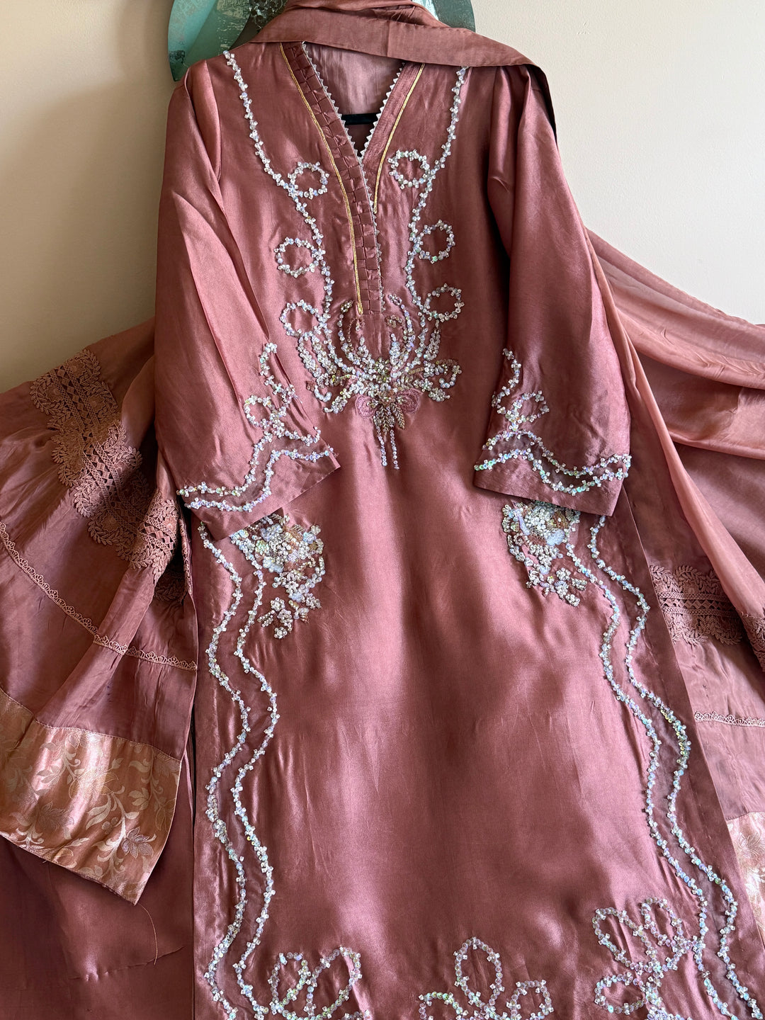 HEAVY PURE SILK CUSTOM PARTYWEAR MUSF04