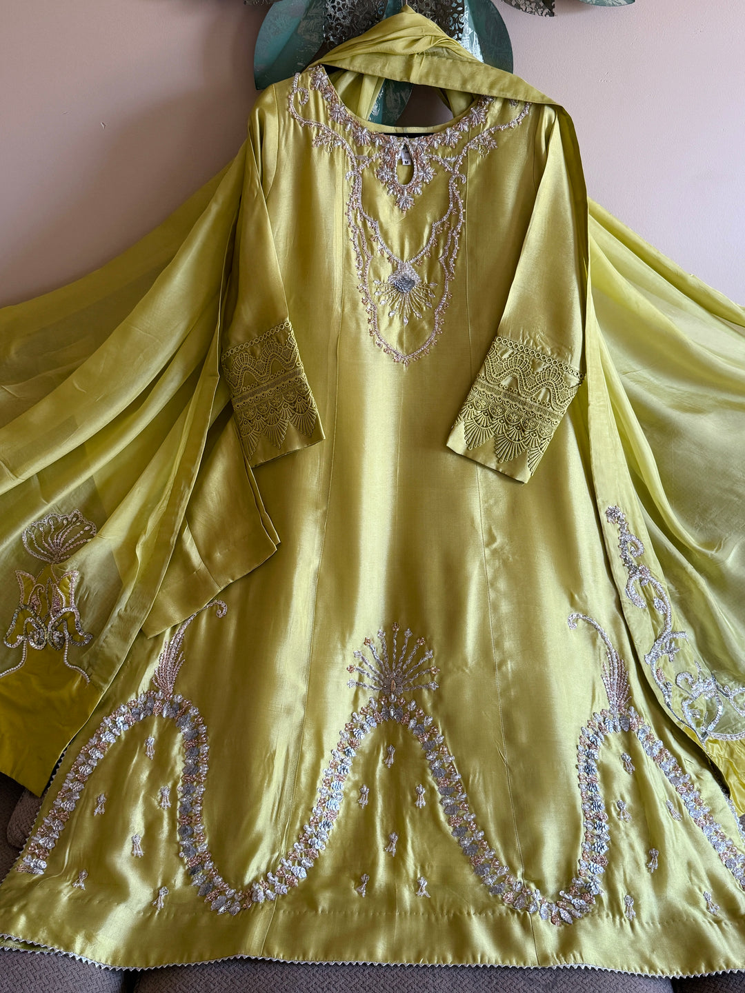 HEAVY PURE SILK CUSTOM PARTYWEAR MUSF03