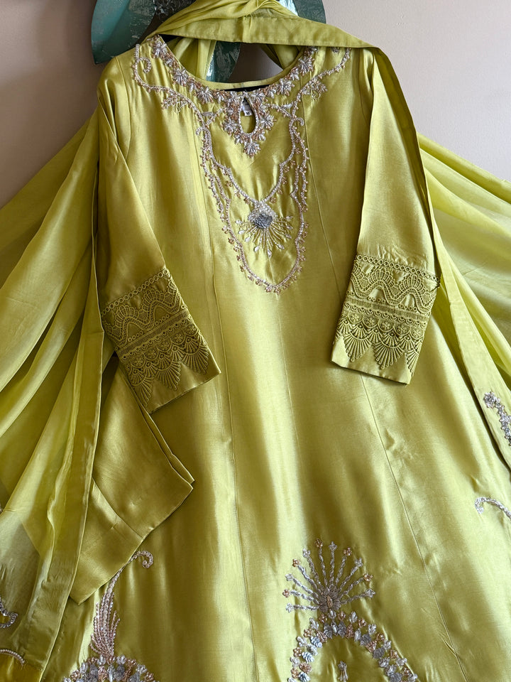 HEAVY PURE SILK CUSTOM PARTYWEAR MUSF03