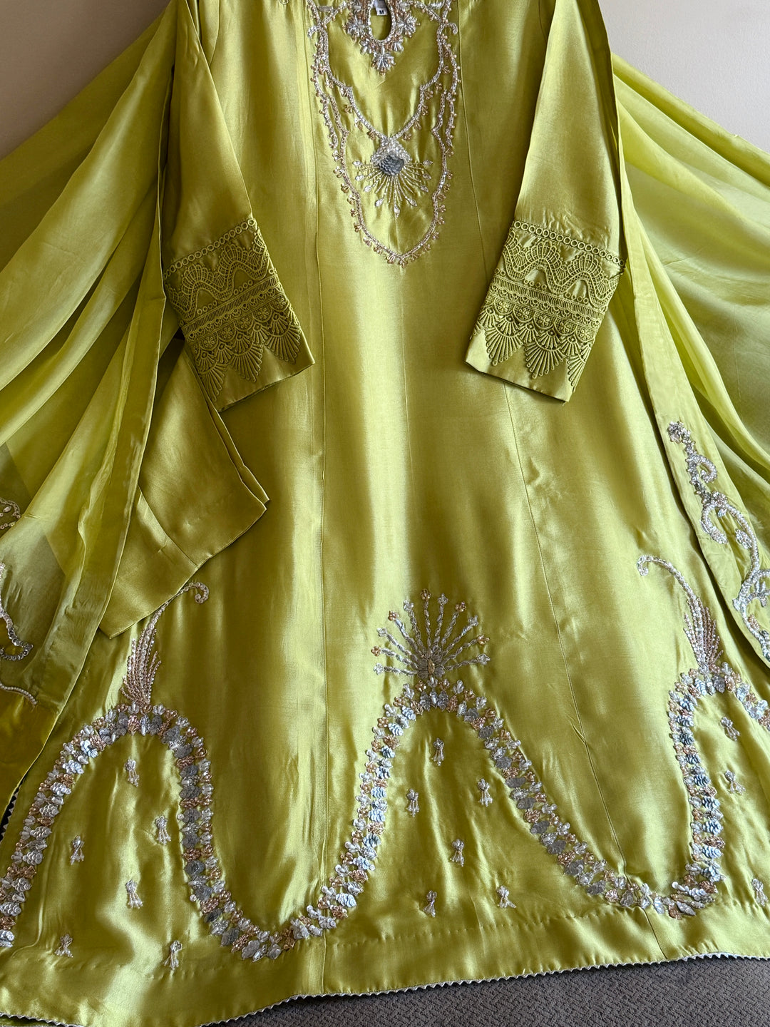 HEAVY PURE SILK CUSTOM PARTYWEAR MUSF03