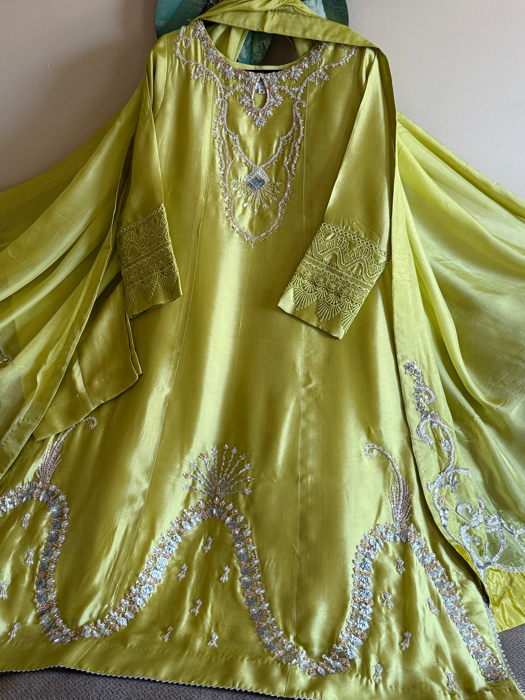 HEAVY PURE SILK CUSTOM PARTYWEAR MUSF03