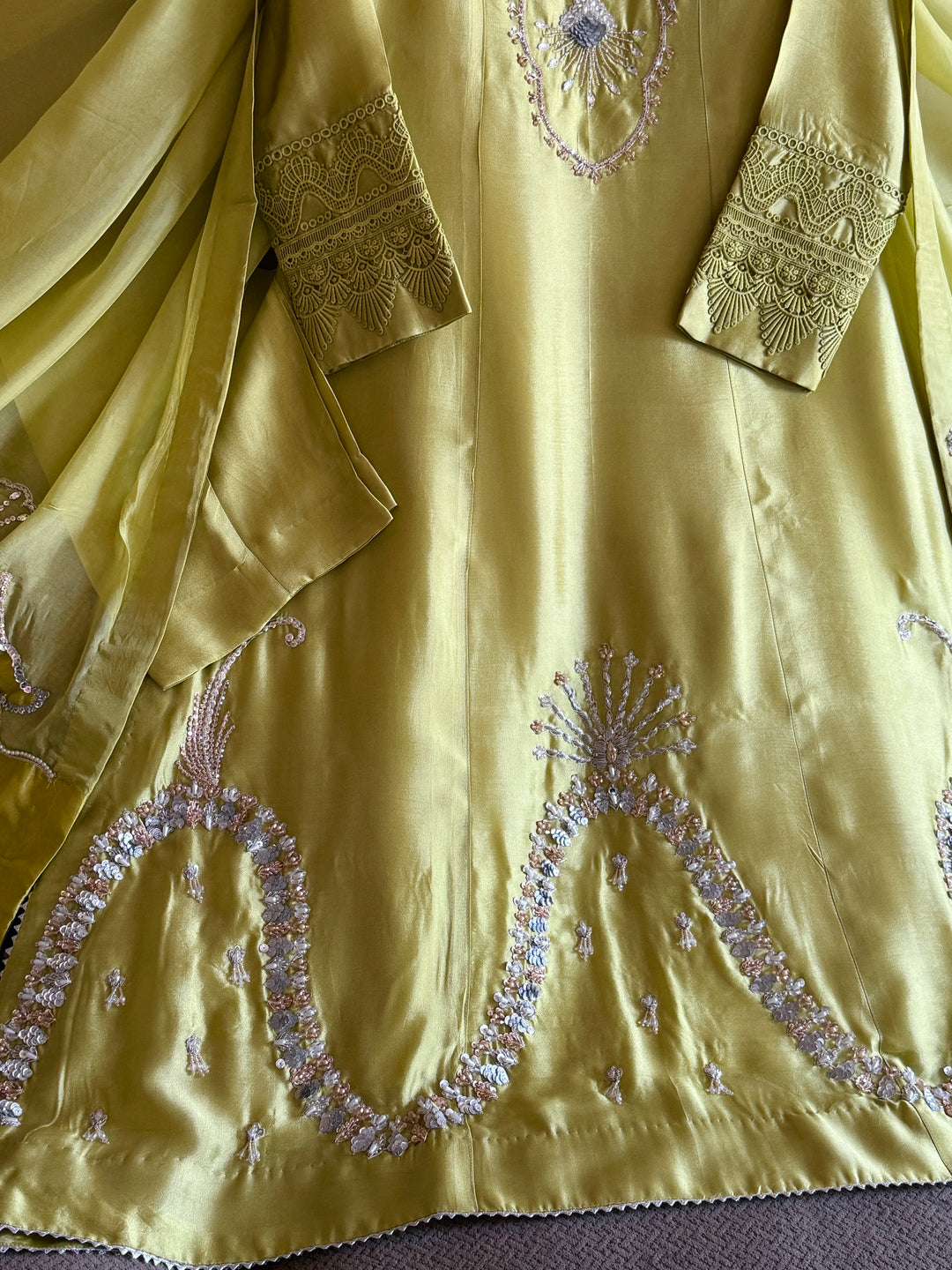 HEAVY PURE SILK CUSTOM PARTYWEAR MUSF03