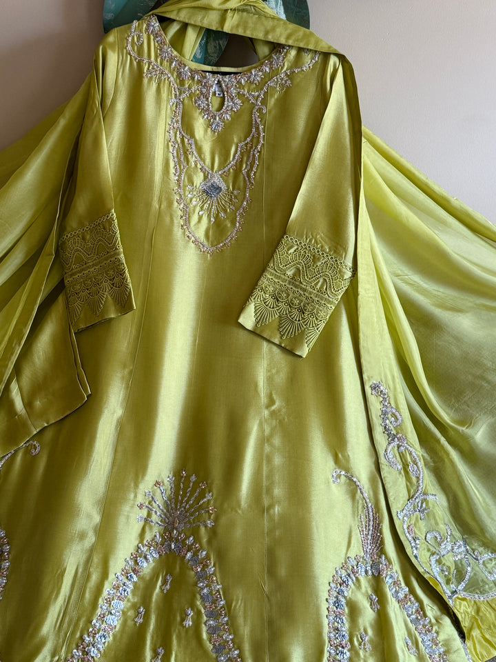 HEAVY PURE SILK CUSTOM PARTYWEAR MUSF03