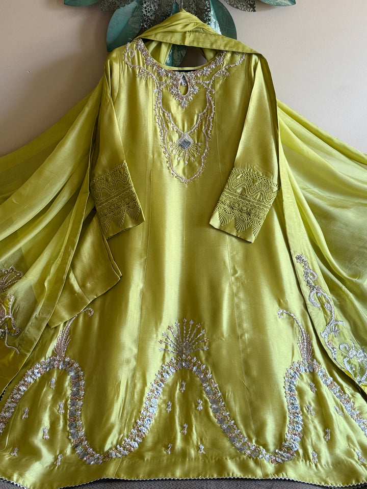 HEAVY PURE SILK CUSTOM PARTYWEAR MUSF03