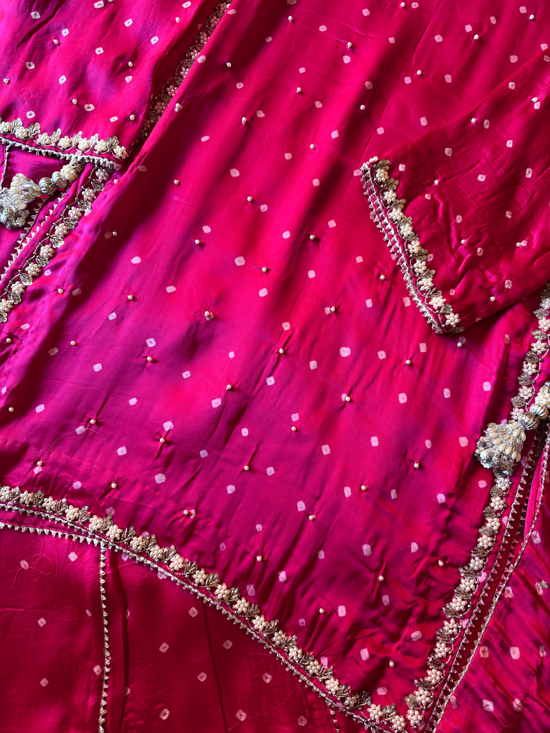 CHUNRI PURE CHARMEUSE SILK SHARARA SUIT SFSH04
