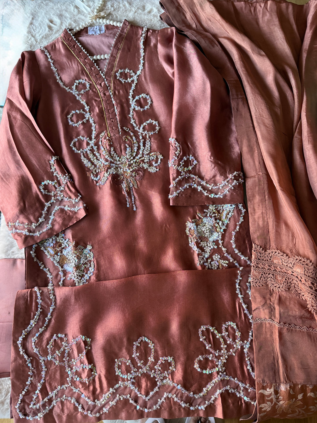 HEAVY PURE SILK CUSTOM PARTYWEAR MUSF04