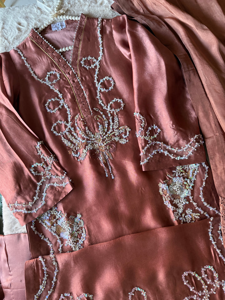 HEAVY PURE SILK CUSTOM PARTYWEAR MUSF04