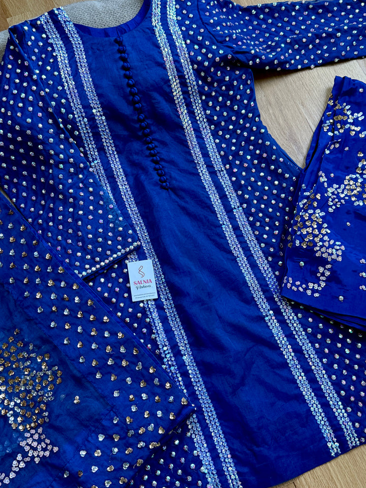 HEAVY MUSE PARTYWEAR SHALWAR SUIT MUSF11