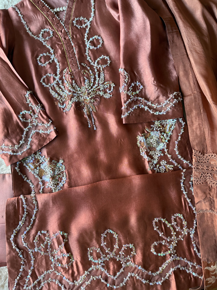 HEAVY PURE SILK CUSTOM PARTYWEAR MUSF04