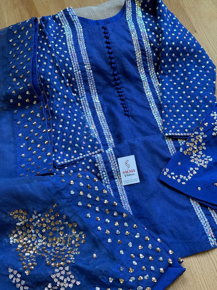 HEAVY MUSE PARTYWEAR SHALWAR SUIT MUSF11
