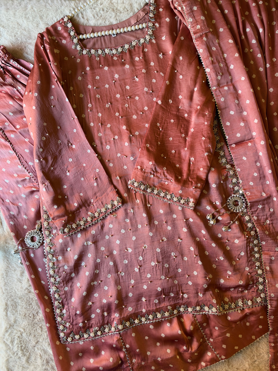 CHUNRI PURE CHARMEUSE SILK SHARARA SUIT SFSH02