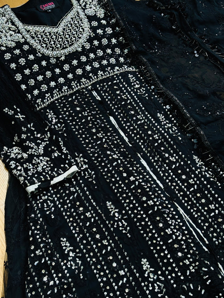 EXQUSITE SILK GHARARA  PARTYWEAR ALPW108
