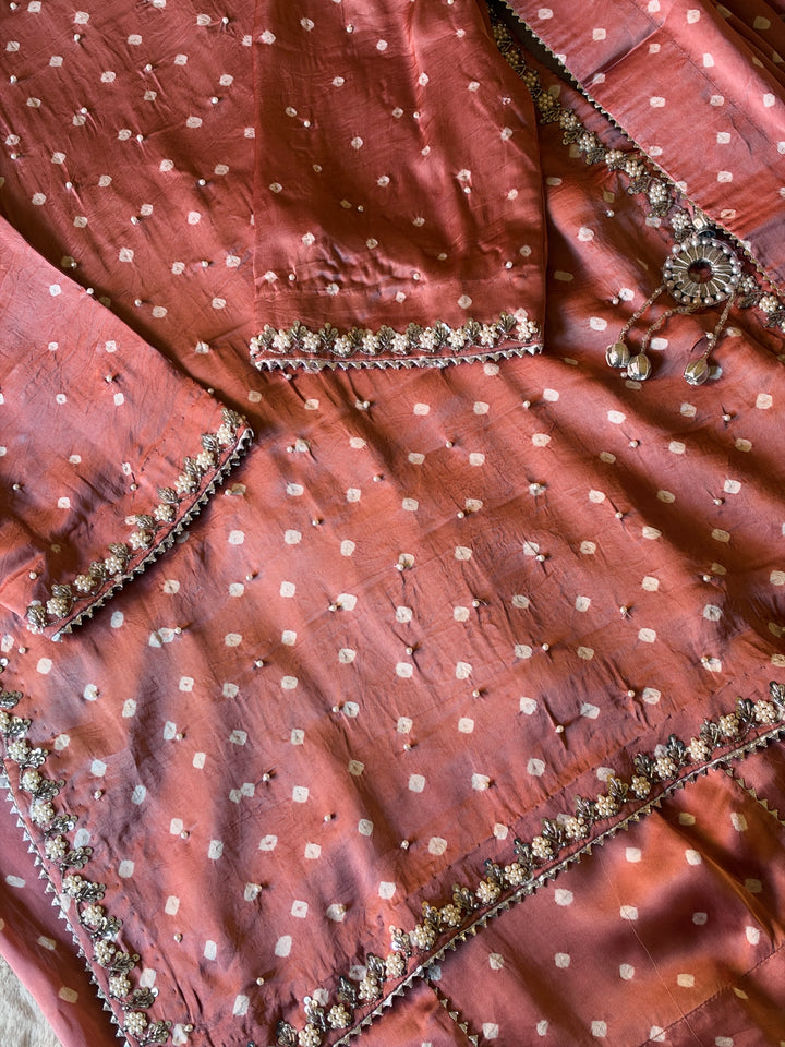 CHUNRI PURE CHARMEUSE SILK SHARARA SUIT SFSH02