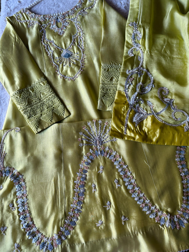 HEAVY PURE SILK CUSTOM PARTYWEAR MUSF03