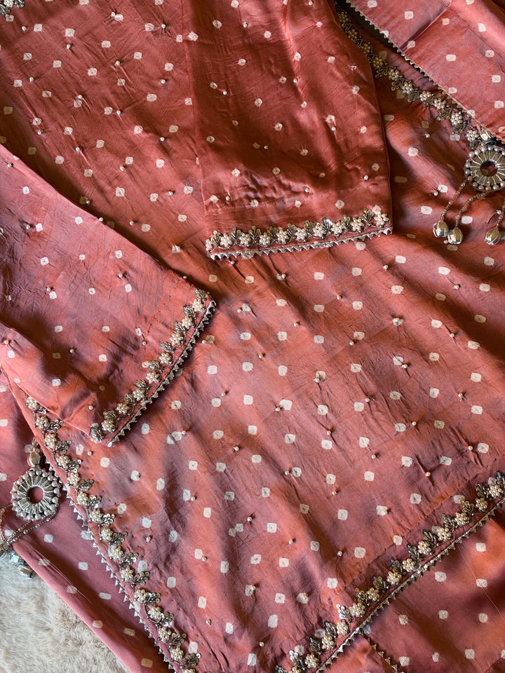 CHUNRI PURE CHARMEUSE SILK SHARARA SUIT SFSH02