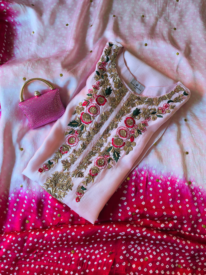 CUSTOM SERIES PURE SILK CHUNRI SUITS CHSF10