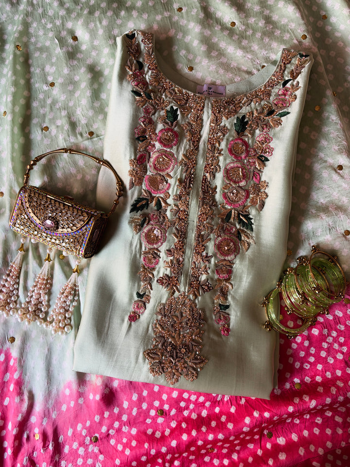 CUSTOM SERIES PURE SILK CHUNRI SUITS CHSF11