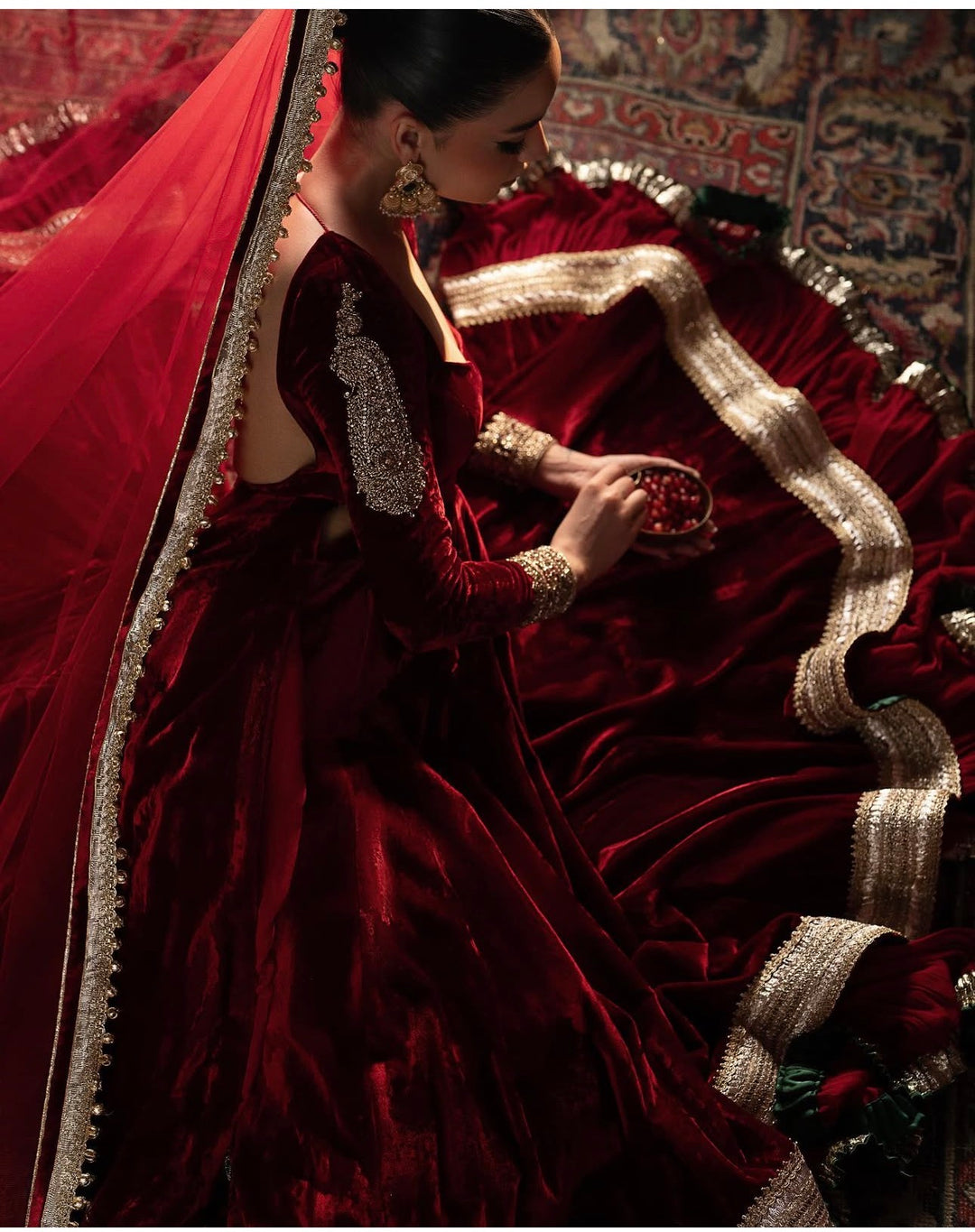 VELVET FORMAL FROCK PARTYWEAR SUIT VLSF02