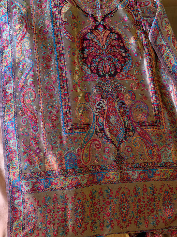 KHANI WOVEN PURE MOONLIGHT SHAWL SET KHMN08