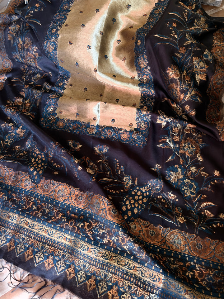 KHANI WOVEN PURE MOONLIGHT SHAWL SET KHMN04