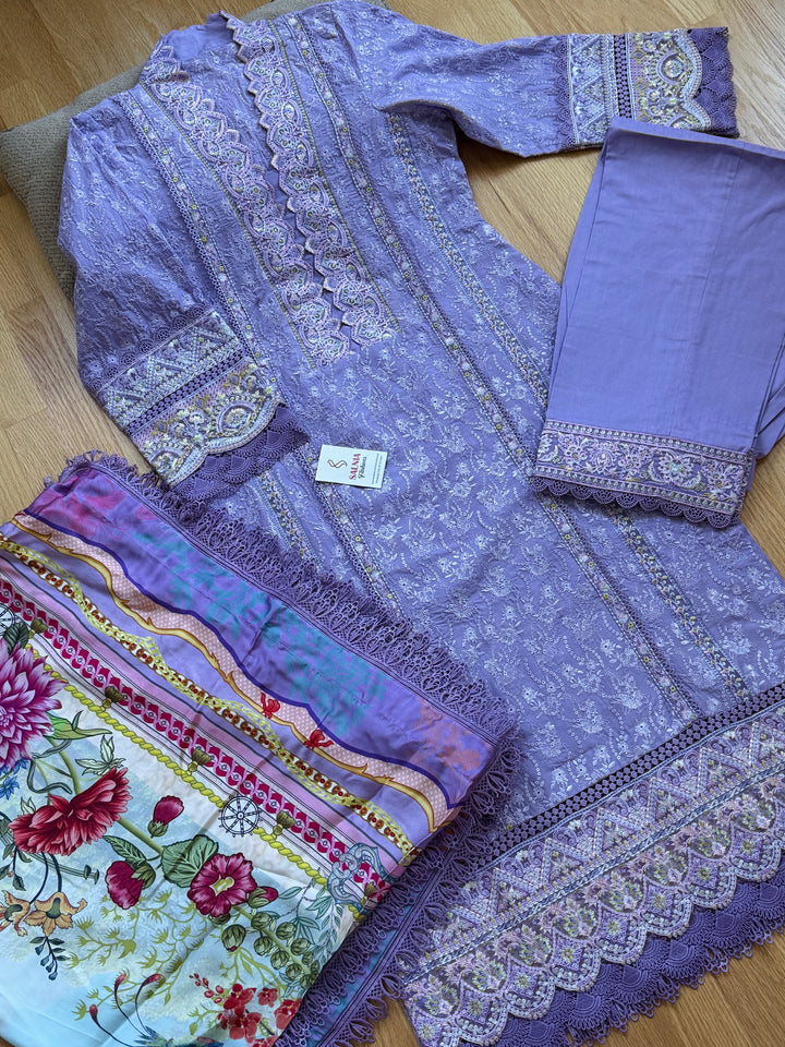 KAMWAL MALIK LUXURY LAWN CAPRI KNSF01