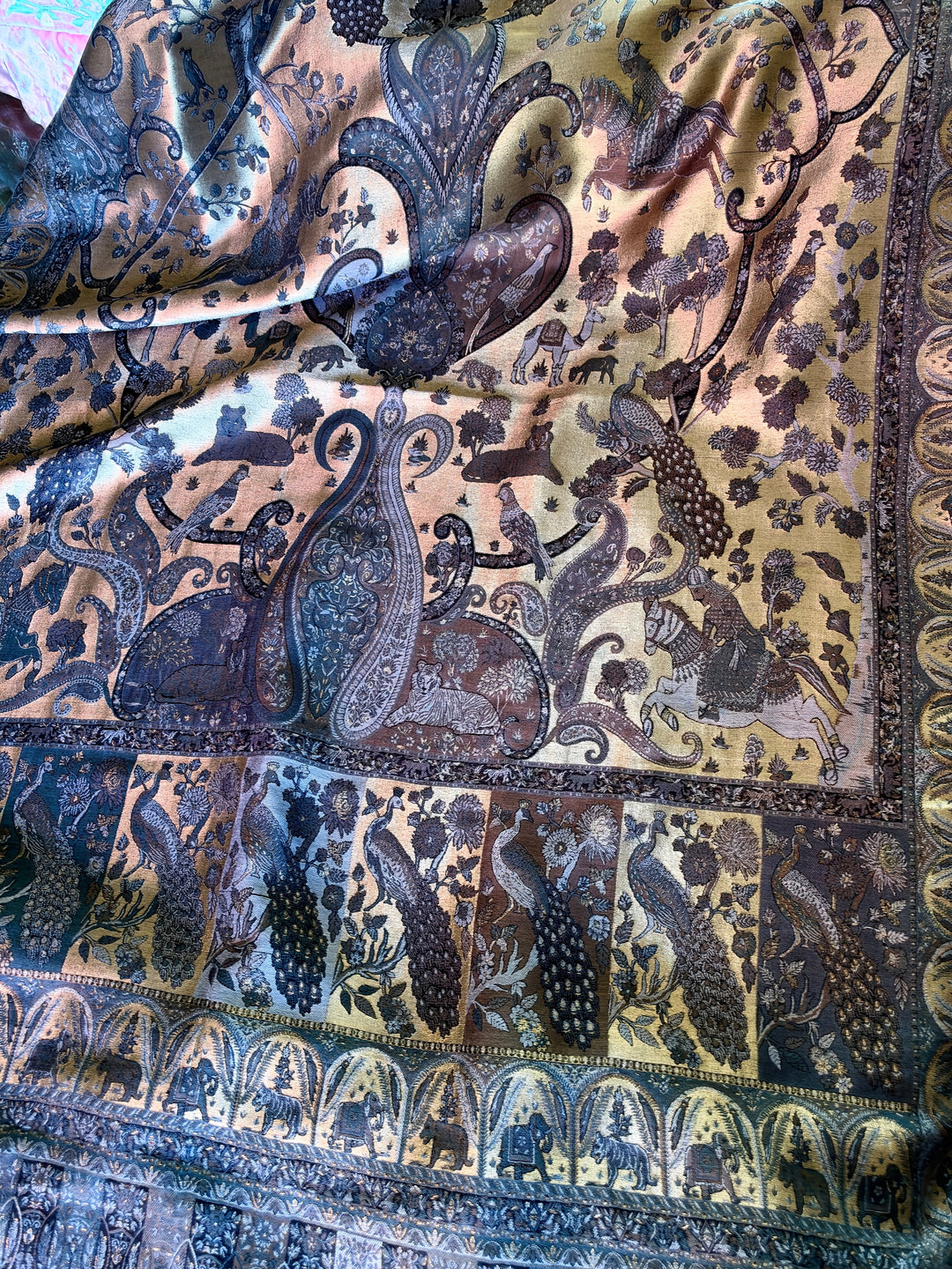 KHANI WOVEN PURE MOONLIGHT SHAWL SET KHMN05