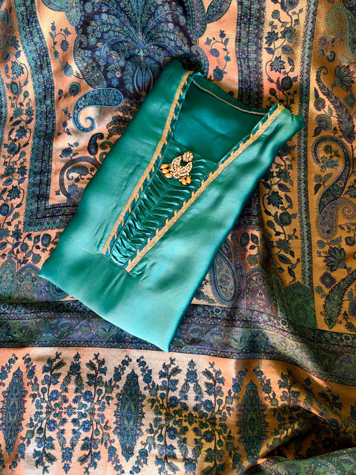 KHANI WOVEN PURE MOONLIGHT SHAWL SET KHMN03