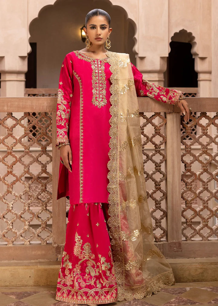 EXQUSITE SILK GHARARA  PARTYWEAR ALPW105