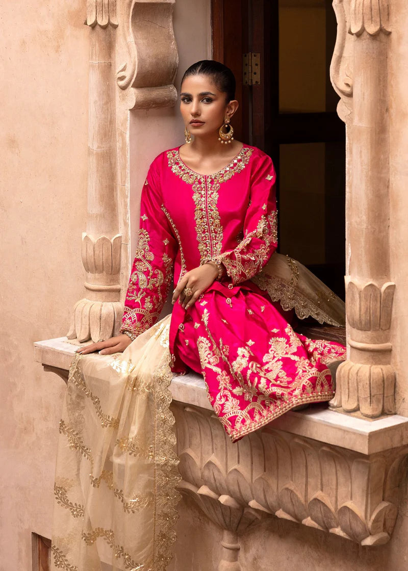 EXQUSITE SILK GHARARA  PARTYWEAR ALPW105