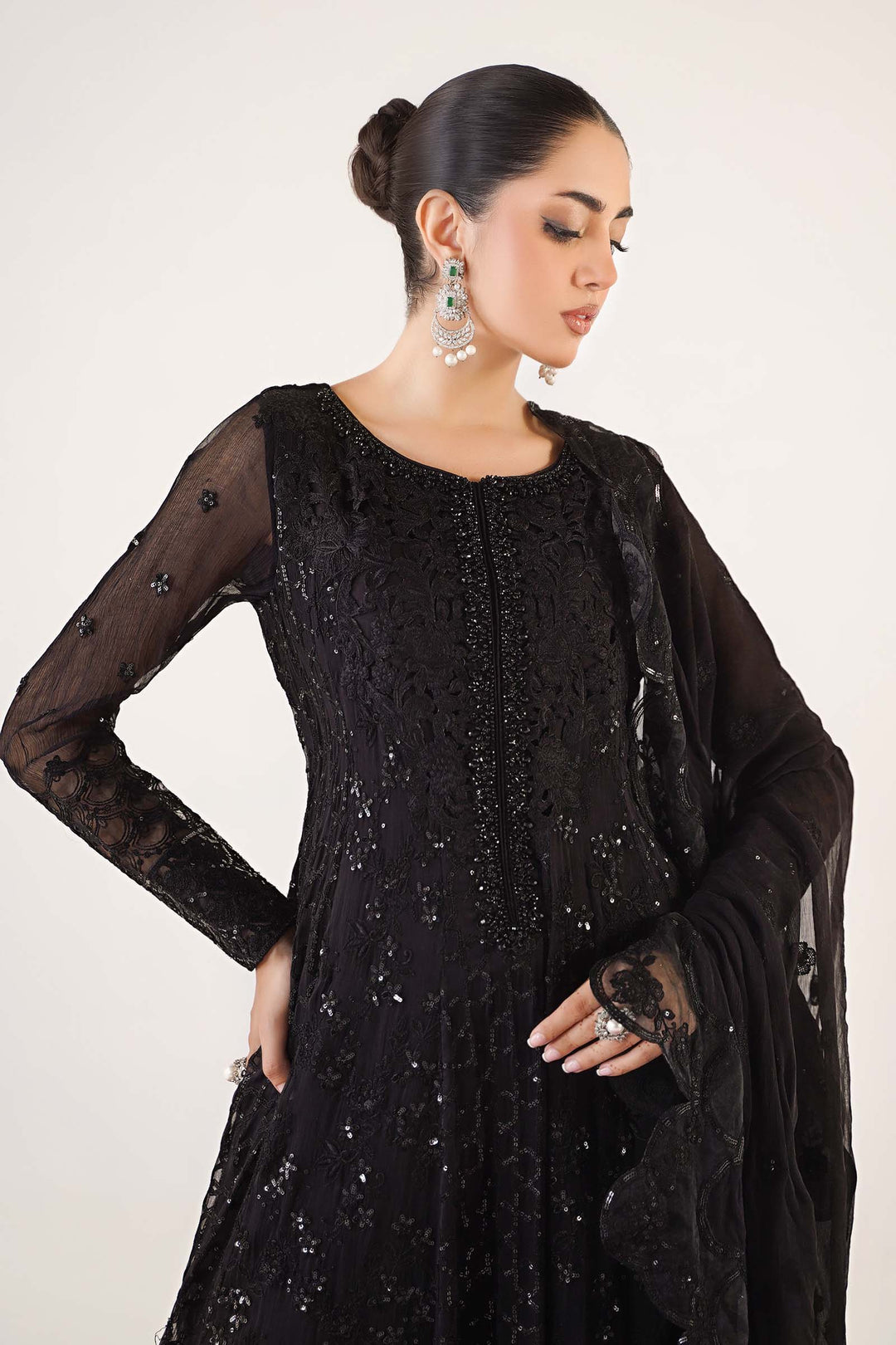 CHIFFON PARTYWEAR SUIT ALPW100