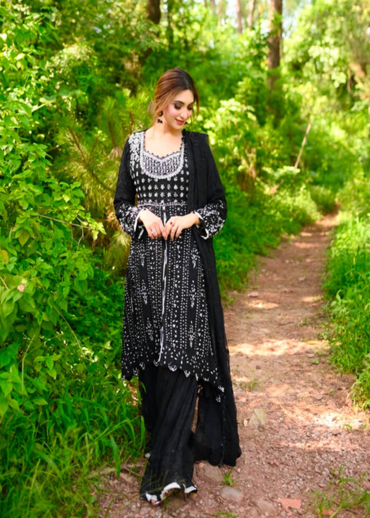 EXQUSITE SILK GHARARA  PARTYWEAR ALPW108