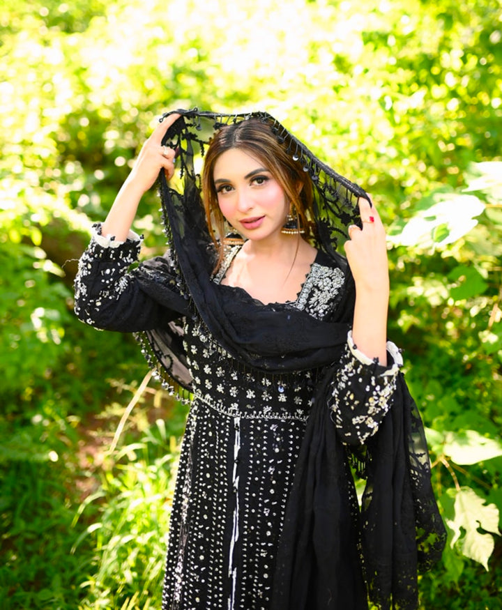 EXQUSITE SILK GHARARA  PARTYWEAR ALPW108